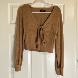Abercrombie & Fitch tie front top/sweater